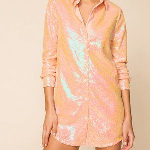 superdown vella shirt dress, size Large, Worn Once